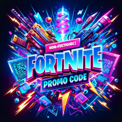 DALL·E 2023-11-30 17.49.44 - A fictional promo code for Fortnite designed to look realistic bu...png